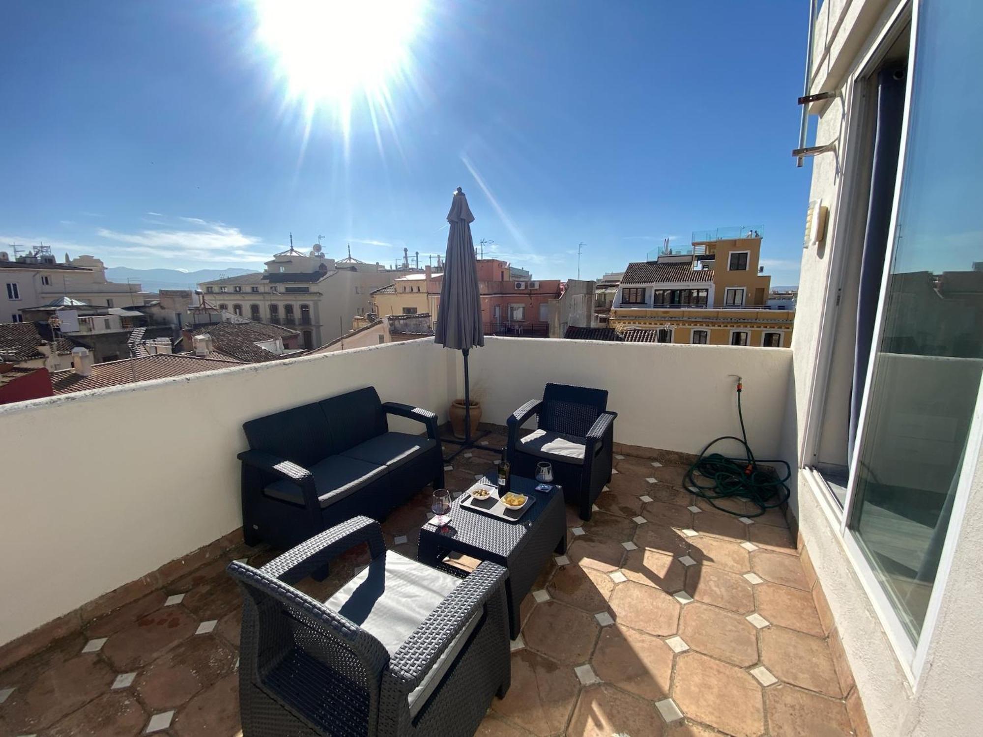 Atico Con Vistas En Granada Centro 아파트 외부 사진