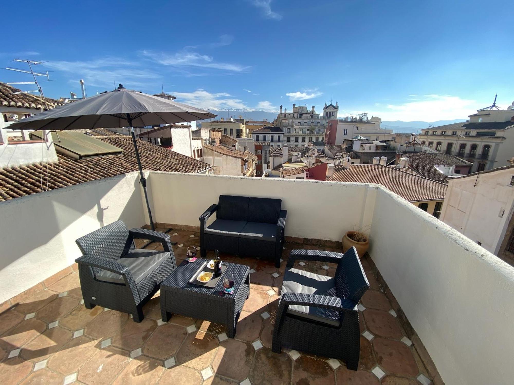 Atico Con Vistas En Granada Centro 아파트 외부 사진